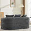 Causeuse courbée, petit canapé en chenille avec 3 coussins, canapé profond pour appartement, salon, aucun assemblage requis-64408602