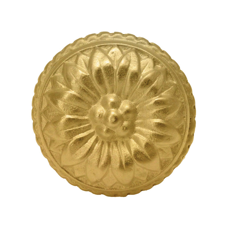 Acanthus large knob Rosette stylein Oil Rub Bronze, Gold