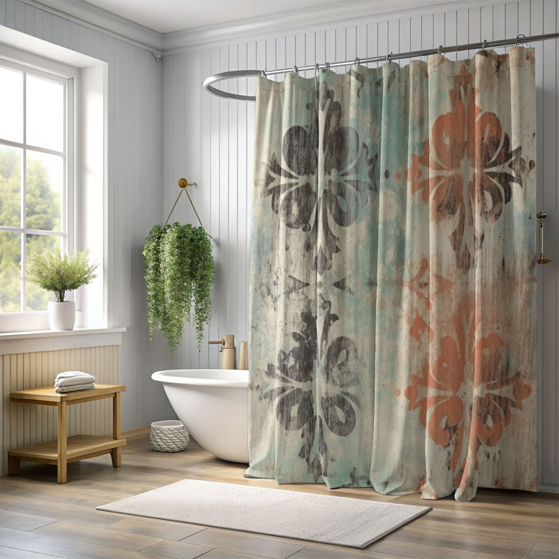Rideau de douche Traditional, H 74 po x l 71 po