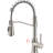 Touchless Kitchen Faucet - Hands Automatic Smart With Convenience Brushed Nickel, Ceramic Filler, Brass Made For Sink Motion Sensor Contemporary Style Nickel Finish,