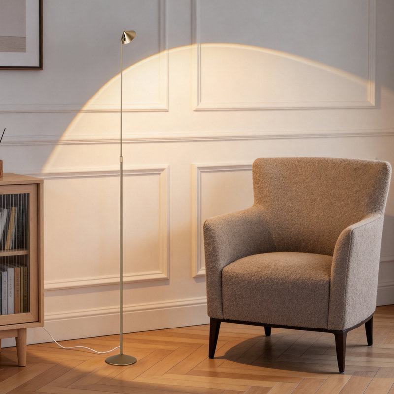 147cm Brushed LED Traditional Floor Lamp