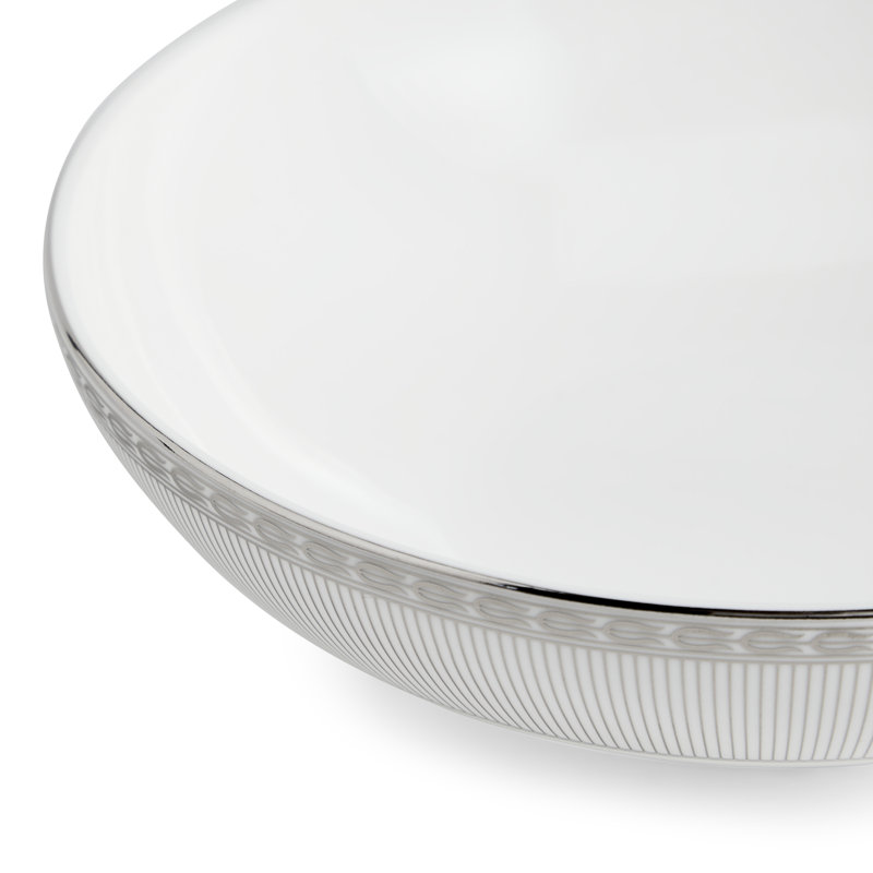 Wedgwood Silver Tonquin Cereal Bowl 7in