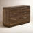 Kiefer 6-Drawer Walnut Dresser, Carmel