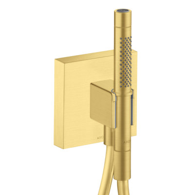 ShowerSolutions Handshower Holder with Outlet 5" x 5" with Handshower, 1.75 GPM