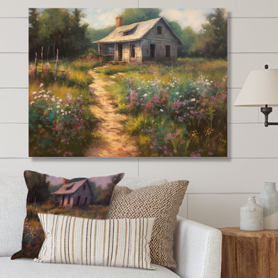 «Rund Quaint Cottage and Garden Oasis II», reproduction sur toile