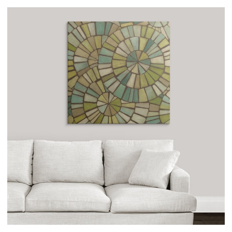 « ii » megan meagher, impression Kaleidoscopic Sea, H 35 po x l 35 po x P 1,5 po, Toile