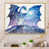 Toile naturelle avec cadre flottant
