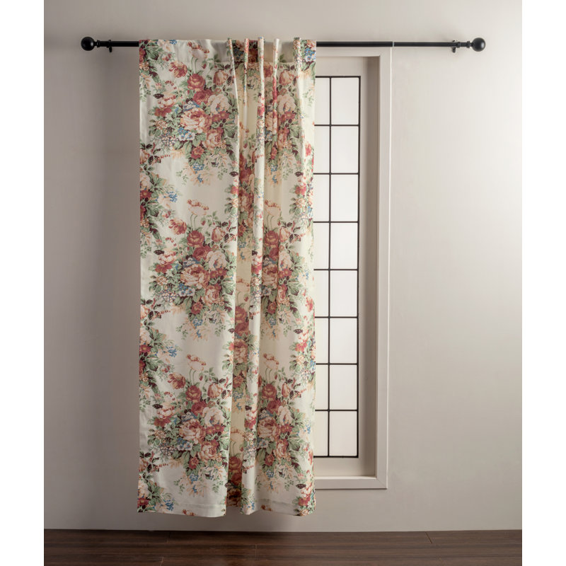 Rideau Maison d'Hermine Abbeville 100 % coton, ensemble de 1 à 127 cm x 274 cm, L 50 po x L 108 po