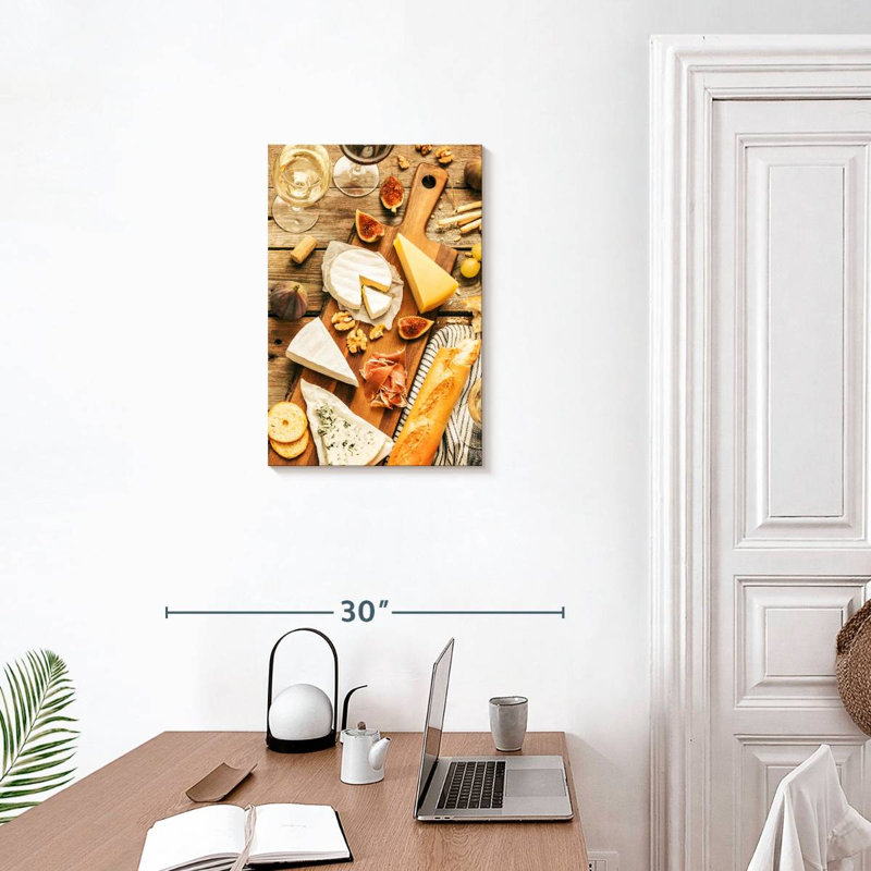 Yarlin Wine And Cheese Snacks, 24" H x 16" W