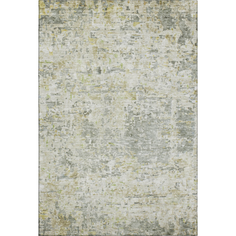 Premium Machine Washable Ducote AMF1128 Modern Rug, Rectangle 10 pi x 14 pi