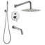 Système de douche complet à double fonction Calder avec valve brute-98287147