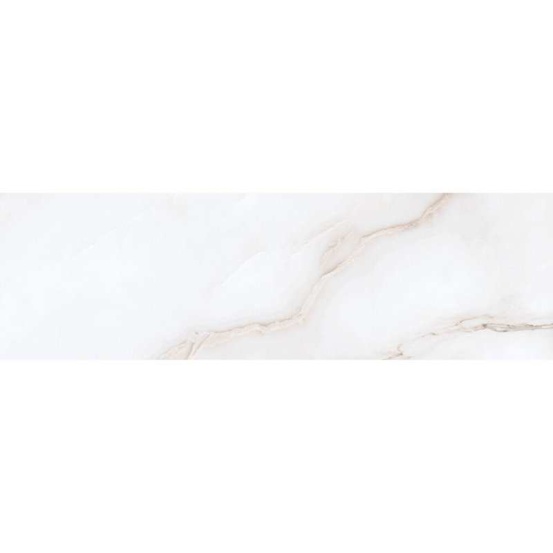 Carreau de céramique bullnose blanc mat 3 po x 10 po Huntington