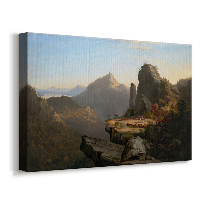 Expulsion du jardin d'Eden-Thomas Cole-Gallery, toile tendue-1828, 8 x 12