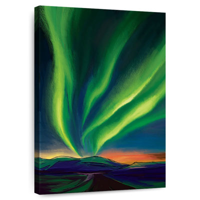 Alvord Aurora Borealis abstrait