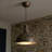 Rustic Industrial 1-Light Dome Pendant