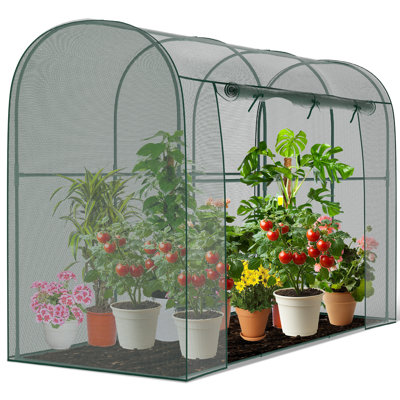 Crop Cages for Garden Plant, Plant Protection Netting Tent with Zippered, Wind-Resistant Plant Cages