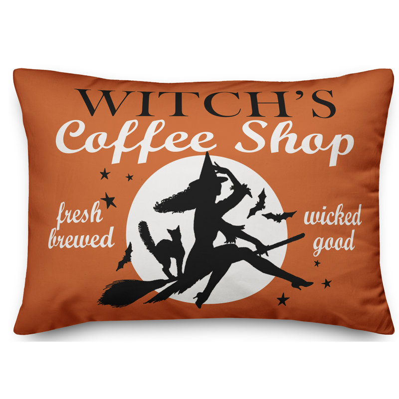  Coussin lombaire Witch's Coffee Shop, Utilisation intérieure/extérieure