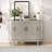 Modern Curved Sideboard 47.2-Inch Decorative Storage Cabinet,Wooden Console Table Coffee Bar Cabinet With 4 Doors And Adjustable Interior Shelves-2143240572