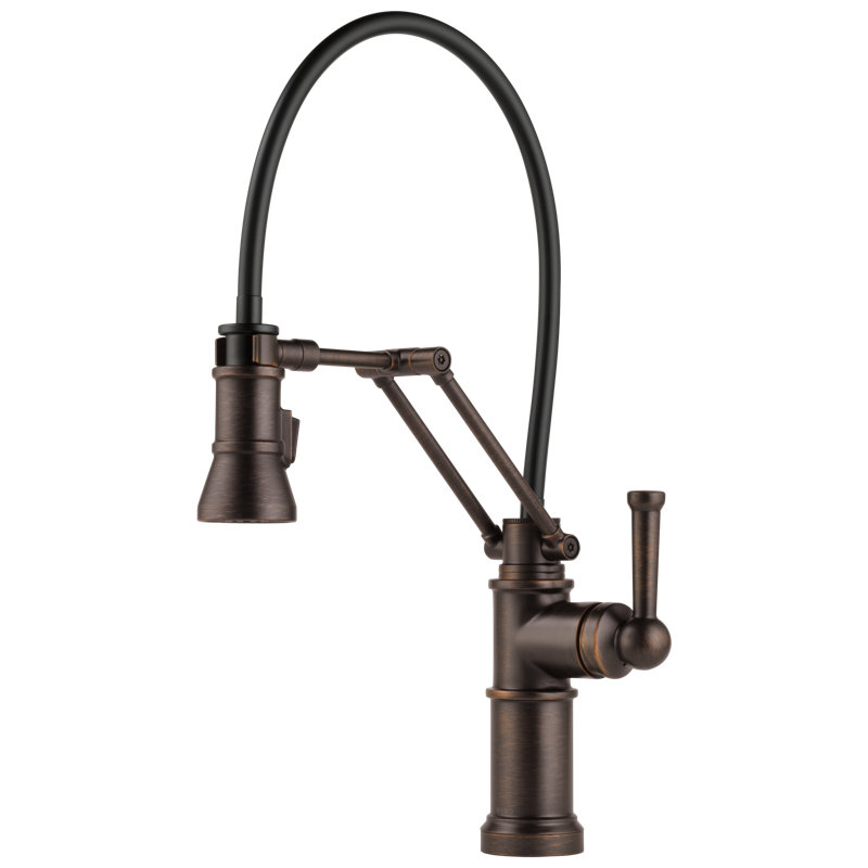 Artesso® Single Handle Articulating Kitchen Faucet, Venetian Bronze