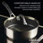 Circulon Stainless Steel Sauté Pan and SteelShield Hybrid and Nonstick Technology, 3 Quart, Silver