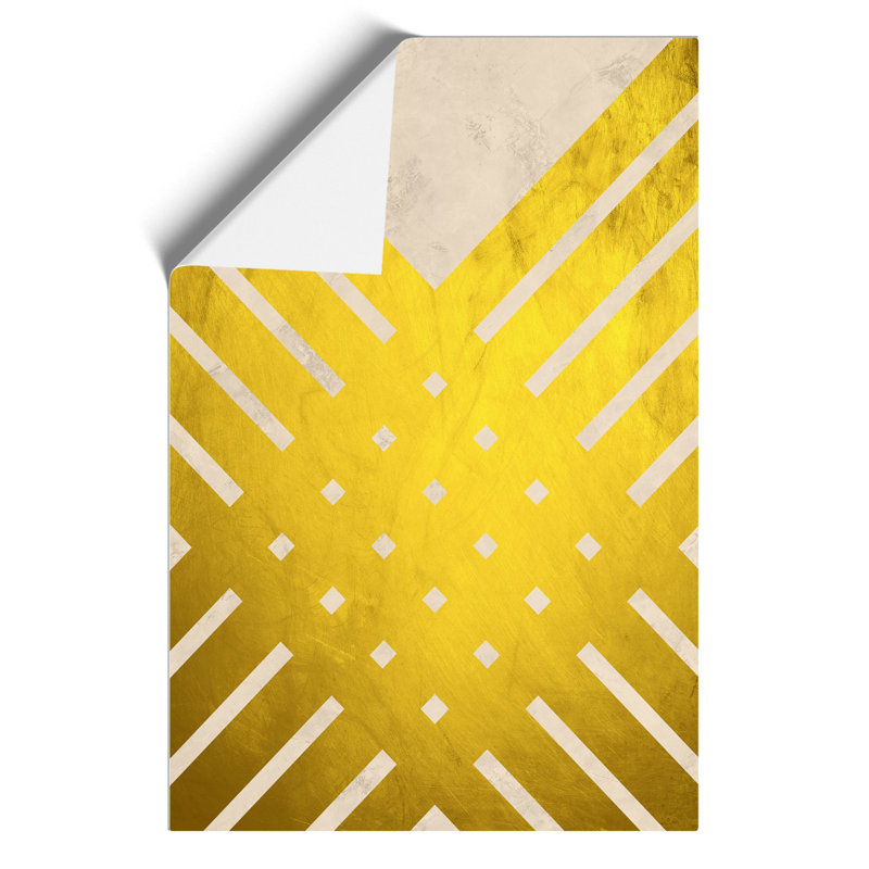 Golden Lattice - Frameless Print, 30cm H x 21cm W x 0.1cm D