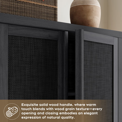 Retro Minimalism 66.9'' Tall Storage Cabinet (Set of 2）