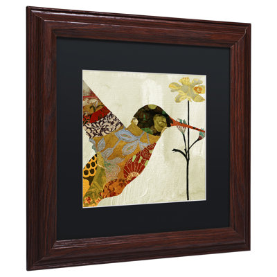 «Hummingbird Brocade III» par Jadaya, impression encadrée