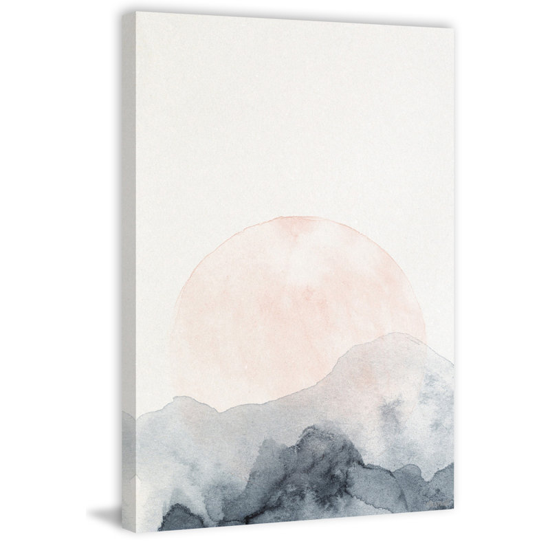 Unclear Day - Wrapped Canvas Painting, 152 cm H x 101 cm W