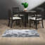 Ensemble de tables de salle à manger 5 pièces peu encombrantes, en bois noir, de style moderne pour les petites maisons