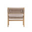 Fauteuils club d'extérieur en bois d'acacia avec coussins Brisa