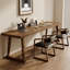Bureau double en bois massif de style américain-1823292588