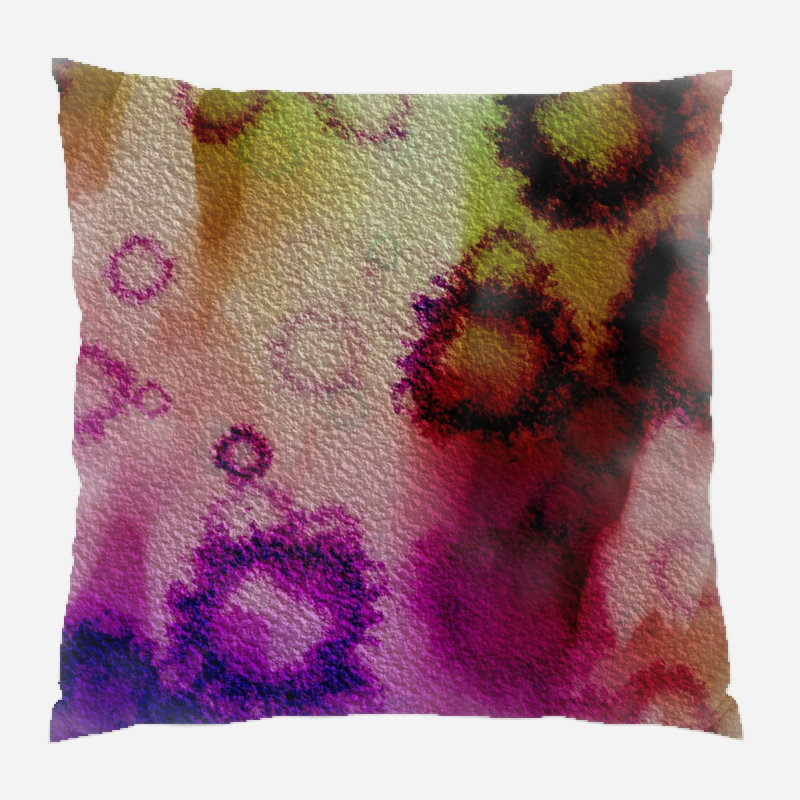 Housse et insert de coussin d'extérieur carré Mejias, Intérieur, Microsuède