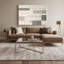 Minimalisme 36, art mural beige sur toile-1129110090