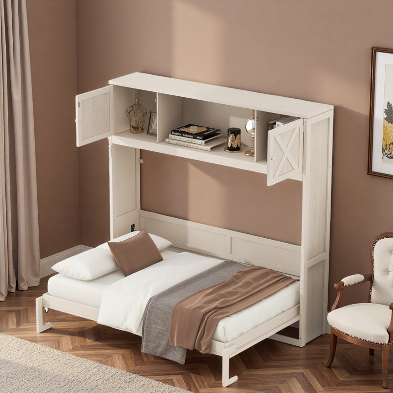 Lit escamotable avec armoires de rangement
