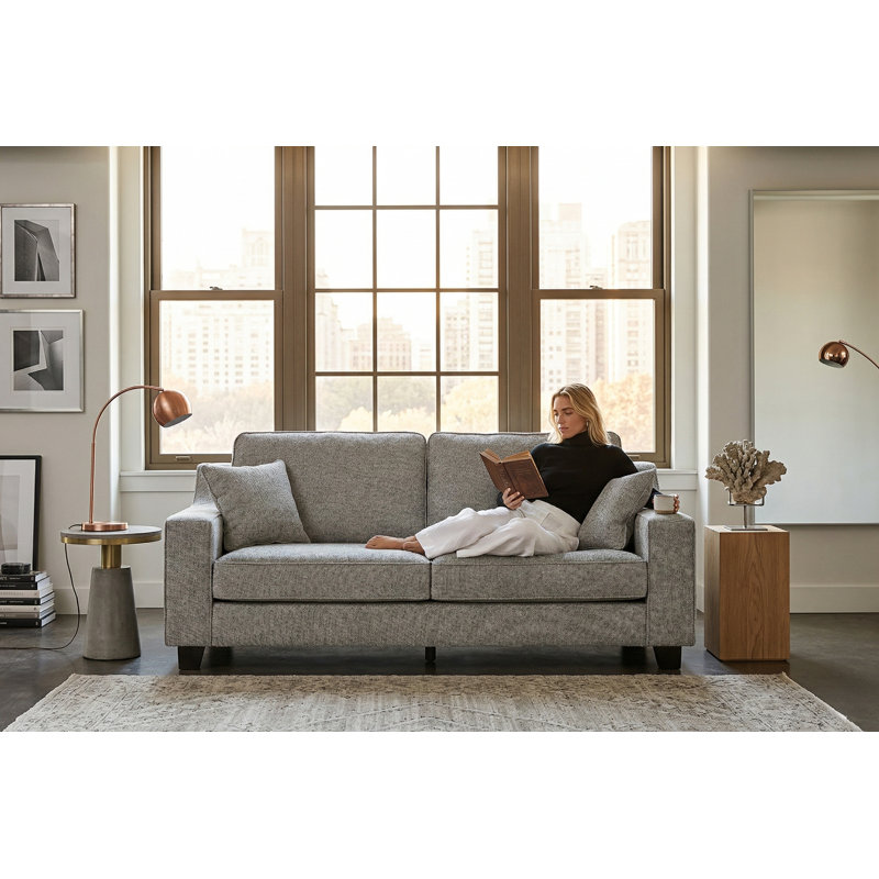 Housley 2 Seater Chenille Sofa, 2