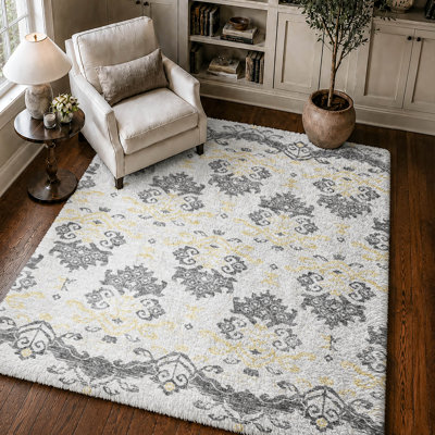 Shag Washable Oriental Indoor Rug