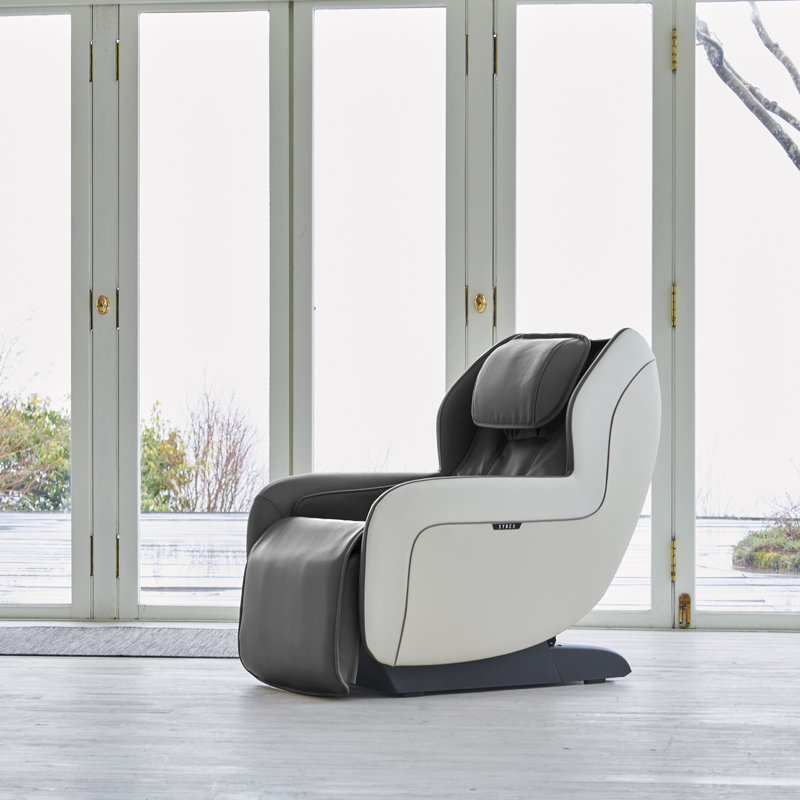 CirC+ Zero Gravity SL Track Heated Massage Chair, Gray Faux Leather