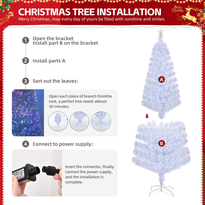 Arbre de Noël artificiel 7 pi