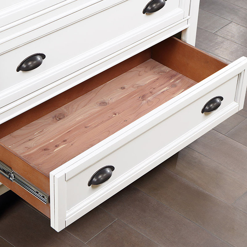 Genesha Solid Wood Piece Bedroom Set, White, King