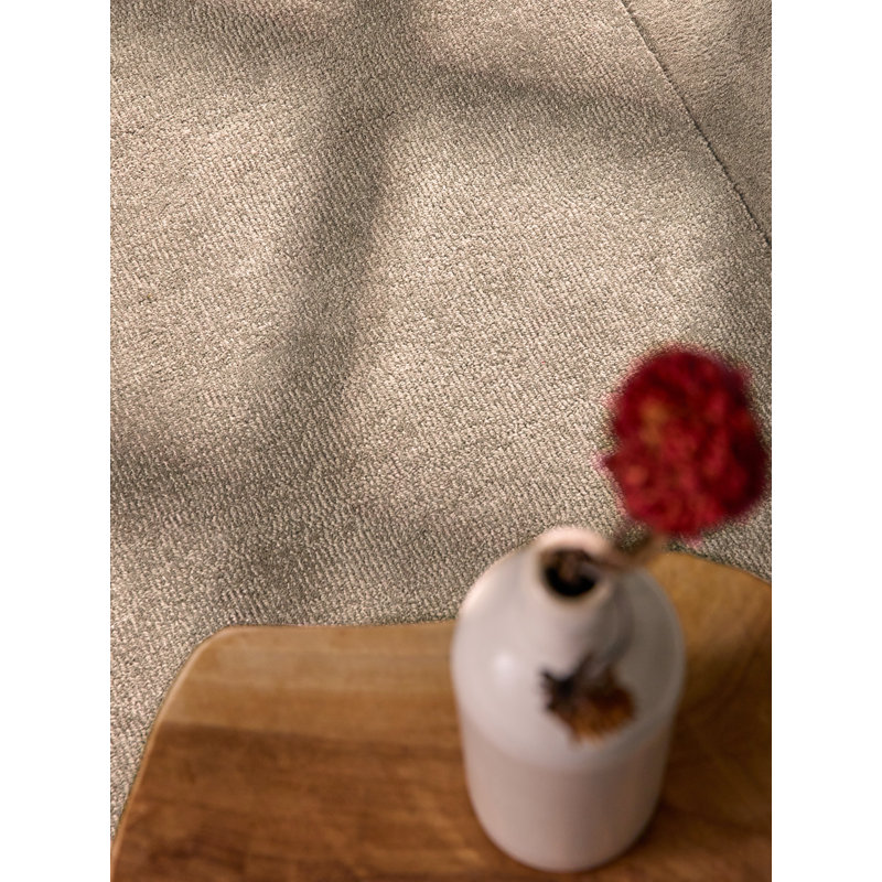 Villeroy & Boch Wool Rug Kivi - Soft Natural Living room Rug with Border, Handmade & Natural, Modern Design, Beige