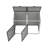 Garbage Bin Shed Stores 2 Trash Cans Metal Outdoor Bin Shed For Garbage Storage,54 Cubic Feet Of Space,Stainless Galvanized Steel, Bin Shed For Garden Yard Lawn,Grey-121497907