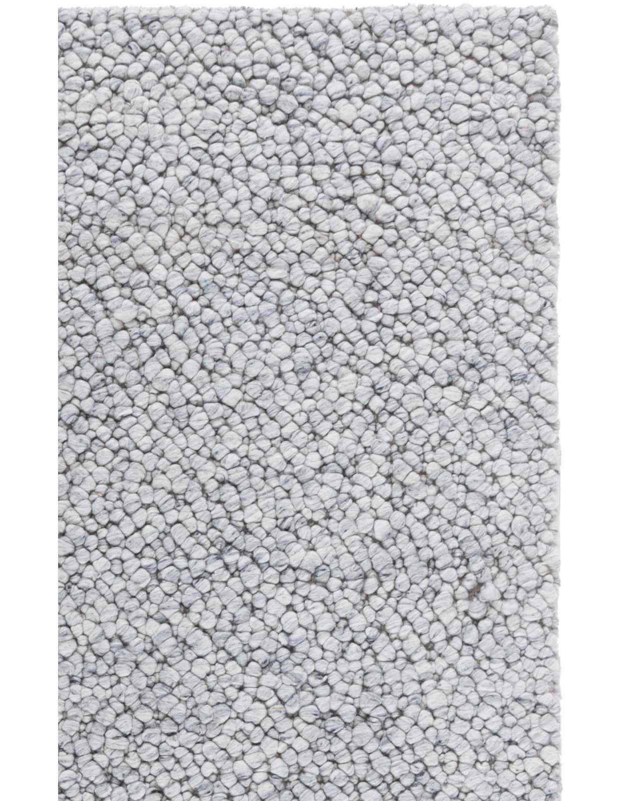 Aaliyah Light Grey Hand-Woven Rug, Rectangle 8' x 10'