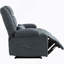 Causeuse inclinable avec porte-gobelets et poche latérale pour le salon-986304377
