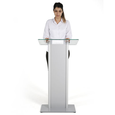 43.9'' Aluminum Hostess Stand
