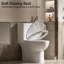 Toilette à double chasse 1,1 / 1,6 GPF avec siphonic S-Trap-124986424