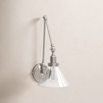 Catalina 1-Light Plug-in Swing Arm Wall Sconce