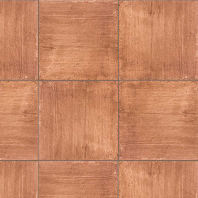 Driftwood 13" x 13" Porcelain Brick Look Wall & Floor Tile, Natural