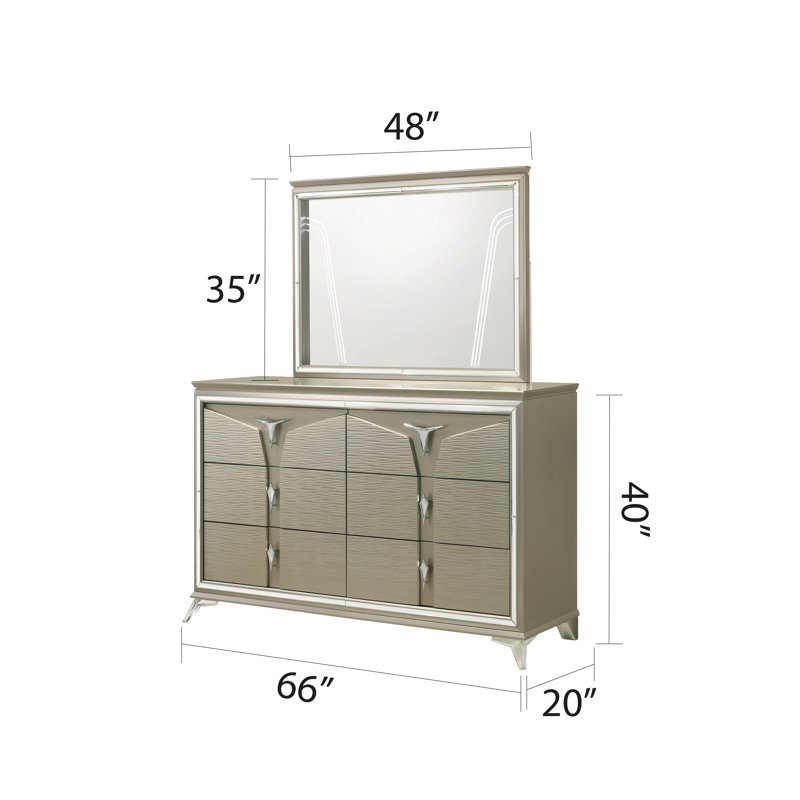 Miroir de commode Nagham