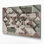 «Geometric Abstraction 86», art mural sur toile grise