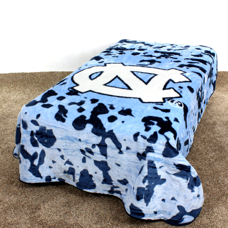 NCAA Hand Woven Blanket, University of North Carolina, Chapel Hill